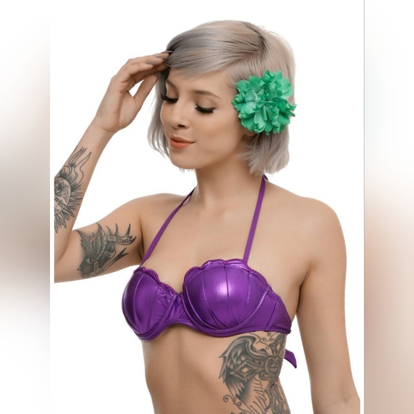 NEW Disney The Little Mermaid Ariel Cosplay Bikini Set - Picture 2 of 16